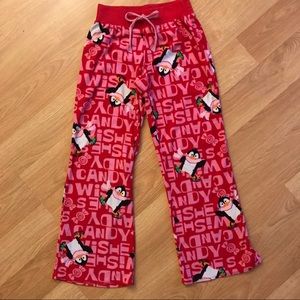 Red Justice Fleece Pajama Pants, Size 8